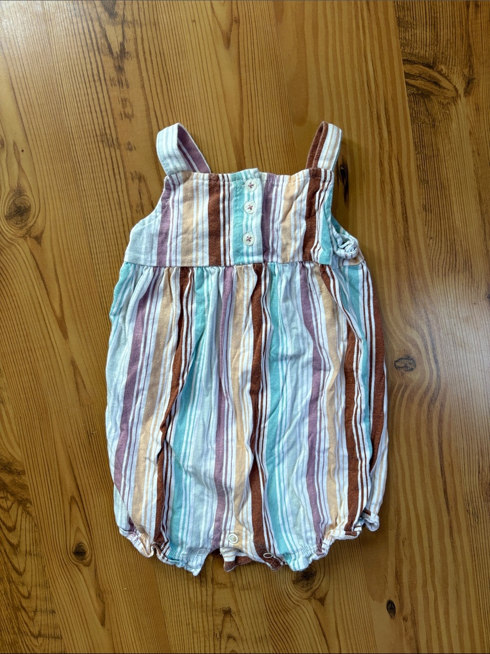 Carter's Striped One-Piece Bubble Romper